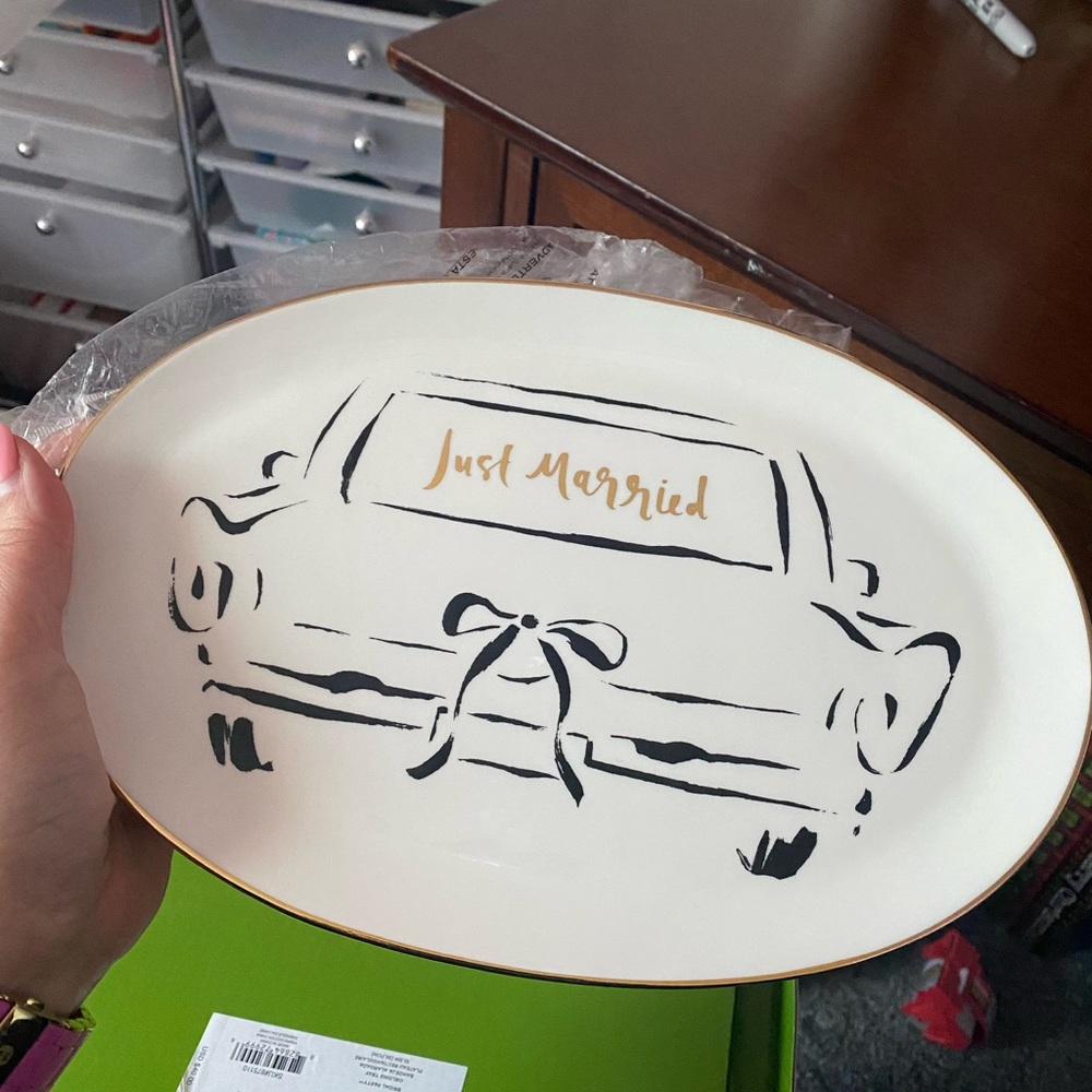 Kate Spade by Lenox bridal party oblong tray